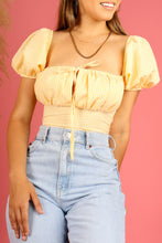 Cargar imagen en el visor de la galería, Blusa Georgina Vichy yellow
