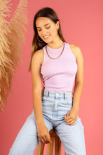 Cargar imagen en el visor de la galería, Ribbed Tank Top Lilac
