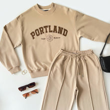 Cargar imagen en el visor de la galería, Comfy Set Wide Leg Beige

