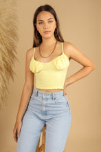 Cargar imagen en el visor de la galería, Miranda Top baby yellow
